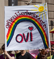 Opiskelijavinokkaat · Helsinki Pride -paraati 2014 · kuva 12