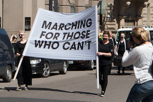 Marching for those who can't · Helsinki Pride -paraati 2014 · kuva 19