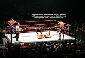 Batista & Triple H vs Chris Benoit & Randy Orton · WWE RAW Live & Loaded · photo 93