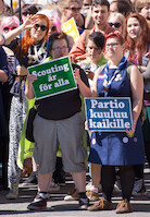 Scouting är för alla · Helsinki Pride -paraati 2014 · kuva 166
