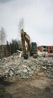 Demolishing on its way at Alakiventie · Alakiventie scandal houses · photo 50