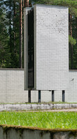 Keuruu cemetery chapel in summer 2022 · photo 14