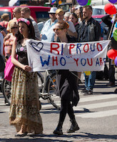 Bi proud what you are · Helsinki Pride Parade 2014 · photo 139