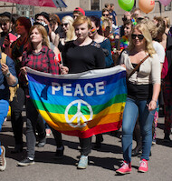 Peace · Helsinki Pride -paraati 2014 · kuva 11