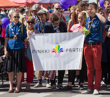 Pinkki Partio · Helsinki Pride -paraati 2014 · kuva 167