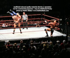 Batista & Triple H vs Chris Benoit & Randy Orton · WWE RAW Live & Loaded · kuva 105