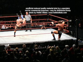 Batista & Triple H vs Chris Benoit & Randy Orton · WWE RAW Live & Loaded · kuva 106