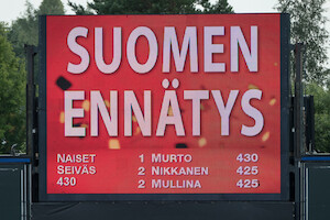 Suomen ennätys 430 Wilma Murto · Loiste Eliittikisat Kuortane 8.8.2015 · photo 76