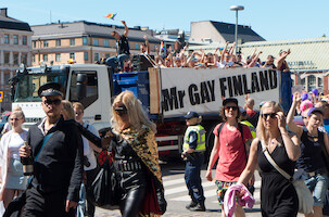Mr Gay Finland 2014 · Helsinki Pride -paraati 2014 · kuva 136