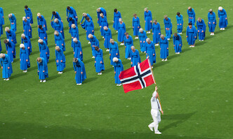 Norja · Gymnaestrada 2015: Joukkovoimistelua · kuva 126