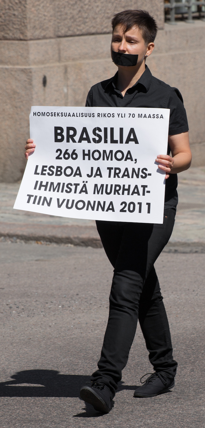 Brasilia: 266 homoa, lesboa ja transihmistä murhattiin vuonna 2011