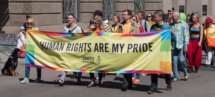 Amnesty international: human rights are my pride