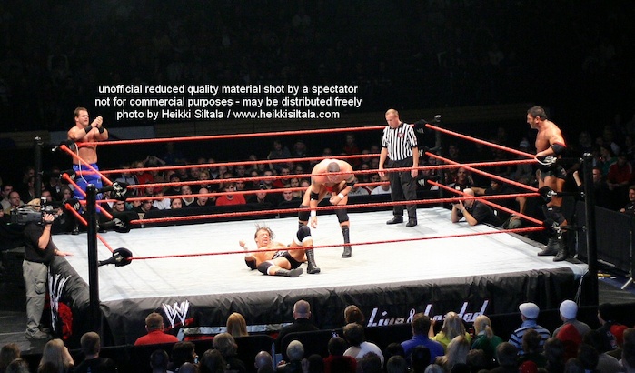Batista & Triple H vs Chris Benoit & Randy Orton Batista & Triple H vs Chris Benoit & Randy Orton