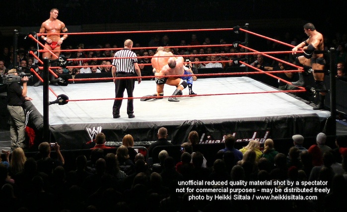 Batista & Triple H vs Chris Benoit & Randy Orton