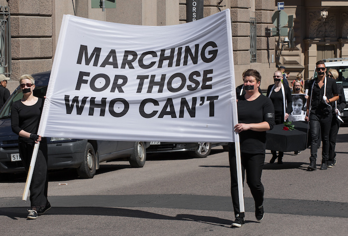 Marching for those who can't